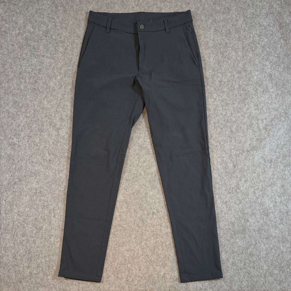 Lululemon Athletica Graphite Gray Commission Classic Fit 33" Pants Men's Size 32 - Picture 1 of 6